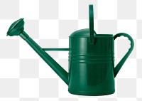 Watering can png sticker, gardening equipment image on transparent background