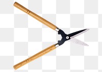 Shears png sticker, garden cutting tool image on transparent background