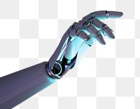 Cyborg png hand, technology of artificial intelligence
