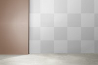 Minimal wall mockup png authentic empty room interior design