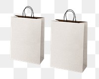 Png paper shopping bag mockup for fashion brands