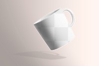 Png ceramic coffee mug mockup transparent design