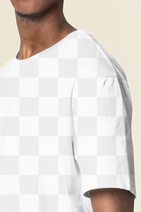 T-shirt png mockup transparent men’s apparel