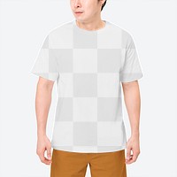 T-shirt png mockup transparent men’s apparel