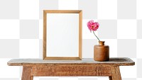 Table png transparent background with flower vase