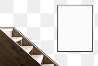 Stairs and frame png transparent background