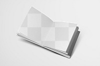 Book png mockup, transparent design