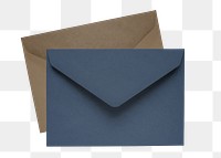 Envelope png, business branding stationery on transparent background