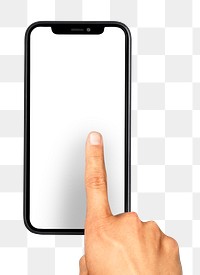 Blank phone png with transparent background 