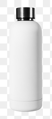 Reuable water bottle on transparent background