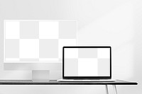 Computer screens mockup png