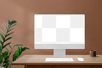 Computer screen mockup png 