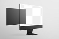 Computer screen mockup png 