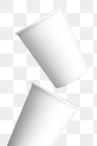 Paper cup png sticker