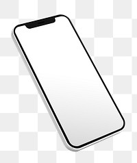 Blank phone png with transparent background 