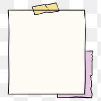 Png sticker note blank paper | Premium PNG Sticker - rawpixel
