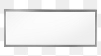 White banner png, blank design space