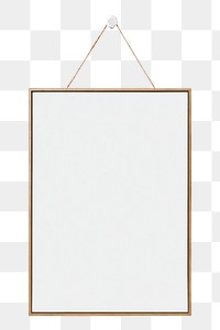 Photo frame png, blank wall home decor