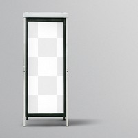 A-frame sign png mockup, transparent sandwich board