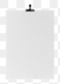 Blank paper png, realistic poster design space