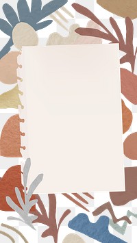 PNG paper note abstract transparent background