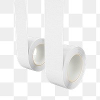 White washi tape png, isolated object on transparent background