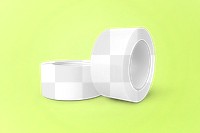 Duct tape png mockup set, transparent design space