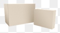 Paper box png, isolated product packaging