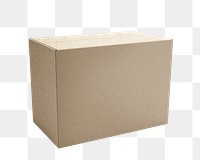 Paper box png, isolated product packaging