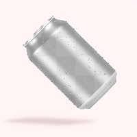 Cold drink can png mockup transparent design for soda drink