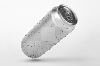 Beverage can png mockup transparent design for drink packaging