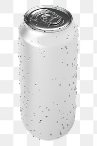 Cold beer can png sticker, refreshing drink