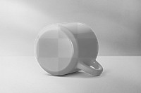 Ceramic mug mockup png transparent, kitchen utensil, realistic object