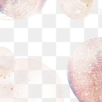 Aesthetic glitter png background transparent design, watercolor graphic