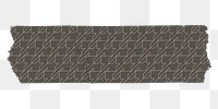 Houndstooth png washi tape sticker, pattern stationery on transparent background