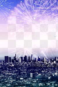 Fireworks png, new year celebration, transparent background