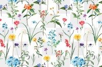 Vintage floral png pattern sticker, transparent background, remixed from original artworks by Pierre Joseph Redout&eacute;