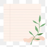 Memo pad png, cute collage | Premium PNG Sticker - rawpixel