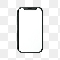 Smartphone png clipart, 3D illustration on transparent background