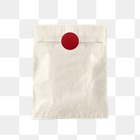 Snack bag png, white food packaging in Chinese New Year design