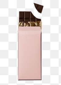 Chocolate bar png transparent, food packaging design