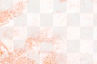 Aesthetic orange png glitter texture, transparent background