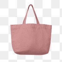 Tote bag png sticker, eco-friendly accessory on transparent background