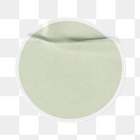 St. Patrick’s Day png sticker, round design, transparent background