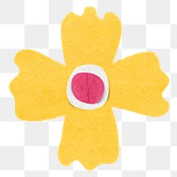 Flower png sticker in transparent background