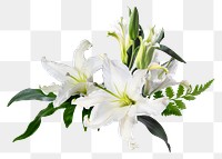 Flower bouquet png sticker, floral design in transparent background