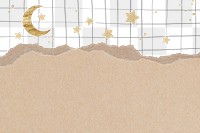 Ripped paper png border design on transparent background