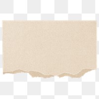 Png ripped paper sticker, scrapbook collage element on transparent background