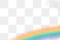 Rainbow png border overlay, sky transparent background