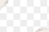 Ripped paper png border, transparent background